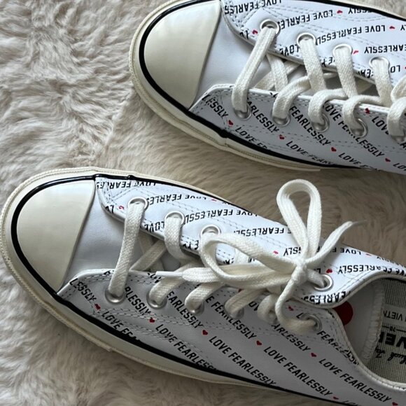 Converse All Star Chuck Taylor Low Love Fearlessly Sneakers - Picture 3 of 4